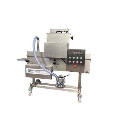 Máquina de harina de palomitas de pollo y albóndigas personalizada con velocidad de producción rápida