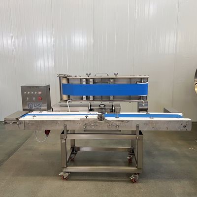 Cortador de carne congelada de rodillos de cordero de acero inoxidable totalmente automático con procesamiento térmico