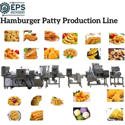 Línea de procesamiento de mini hamburguesas personalizada y molinilla de carne para una eficiencia óptima