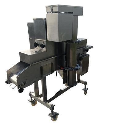 Máquina de horneado de carne compatible con molino de carne automática Patty Batter para recubrimiento delicioso