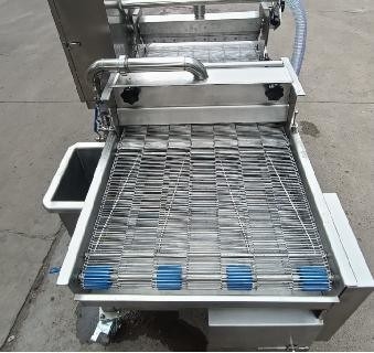 Máquina para batir y hornear carne para procesamiento térmico