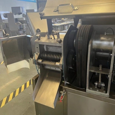Máquina de corte de tiras de carne congelada industrial de 3 kW personalizada para procesamiento uniforme de carne