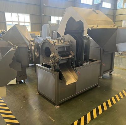 Corte en tiras Procesamiento térmico Cortador de carne congelada para alimentos congelados y procesamiento