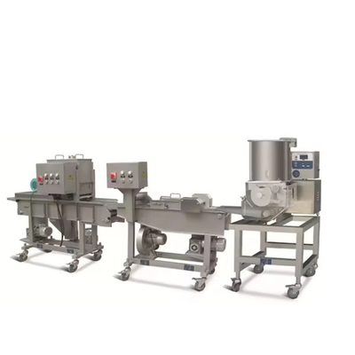 Línea de producción y moldeo de hamburguesas de carne de res totalmente automática
