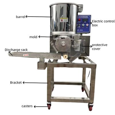 Máquina de procesamiento de carne industrial personalizada para la fabricación de hamburguesas y hamburguesas