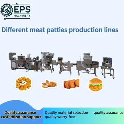 Procesamiento térmico Máquina automática de formación de hamburguesas para procesamiento de nuggets de pollo