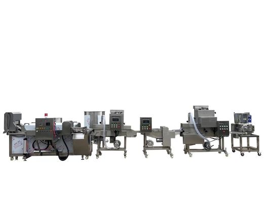 Procesamiento térmico Máquina automática de formación de hamburguesas para procesamiento de nuggets de pollo
