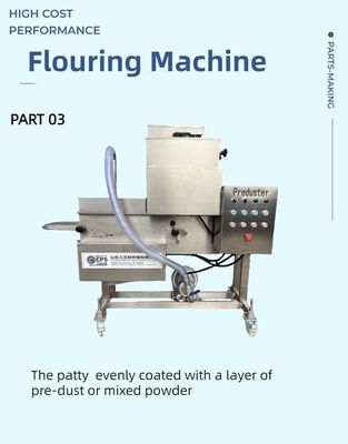 Procesamiento térmico Máquina automática de formación de hamburguesas para procesamiento de nuggets de pollo