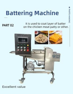 Procesamiento térmico Máquina automática de formación de hamburguesas para procesamiento de nuggets de pollo