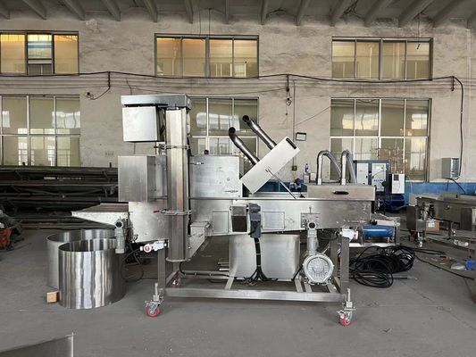 Procesamiento térmico Nuggets de pollo máquina de comisión para hamburguesas y producción