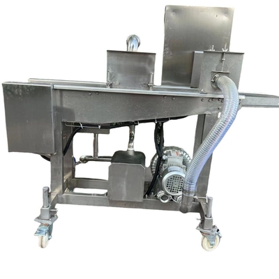 Máquina de recubrimiento de frutas liofilizadas con jarabe de chocolate de macadamia de 380V con túnel de enfriamiento