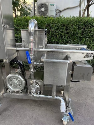 Máquina de recubrimiento de chocolate para pan tostado crujiente de 380V con llovizna de un solo y dos lados