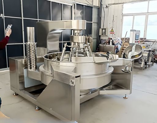 Máquina de mezcla de cocina de vapor planetaria de 380V para delicia turca de gran capacidad