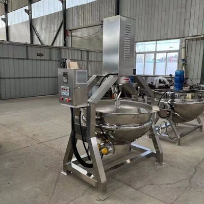 1200*900*900 Máquina de mezcla de cocina inclinable para salsa de caramelo suave Agitar y llenar