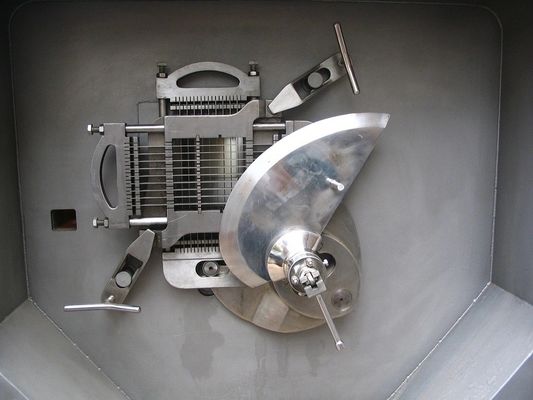 Máquina de corte eléctrica para procesamiento de carne de 500 kg de capacidad Equipo de cocina eléctrica de 3 kW