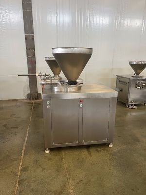 Mezclador automático de carne de doble doble eje para hamburguesas y salchichas