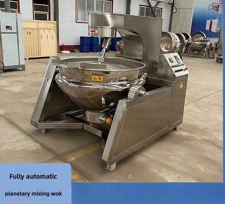 Máquina de cocción planetaria con caldera industrial automática con chaleco