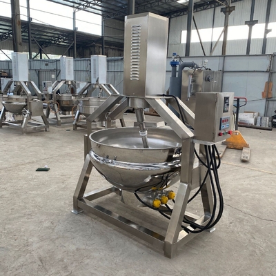 Mezcladora industrial de agitación olla de cocina con agitadores máquina de caldera con chaleco planetario