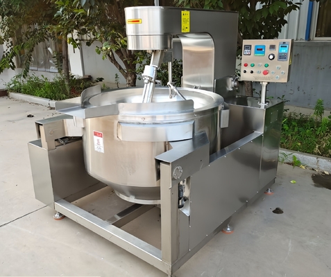 Dispositivo de cronometraje Cocinero automático completo Mezcladora de olla de gas Salsa de caramelo Mezcladora de cocina
