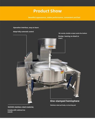 Máquina de mezcla automática de cocina comercial personalizada con dispositivo de tiempo y piezas