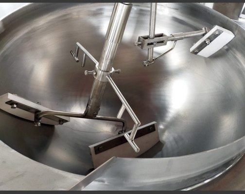 Máquina de mezclar cocinas con agitación de múltiples garras para cocinar con capas cubiertas y agitador de GLP