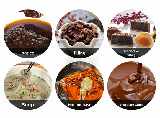 Mezcladora de tiempo de pasta de frijoles mezcladora de confitería de cerezas mezcladora de alimentos de dulces