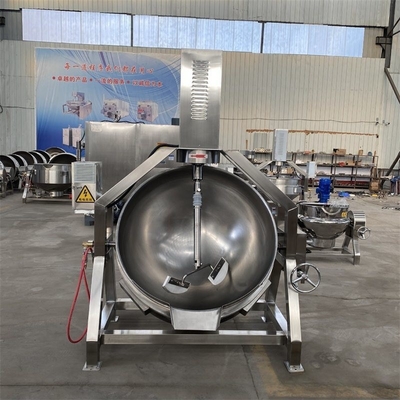 Inclinación de doble capa de gas planetario de vapor calefacción de la cocina chaleco con chaleco con agitador