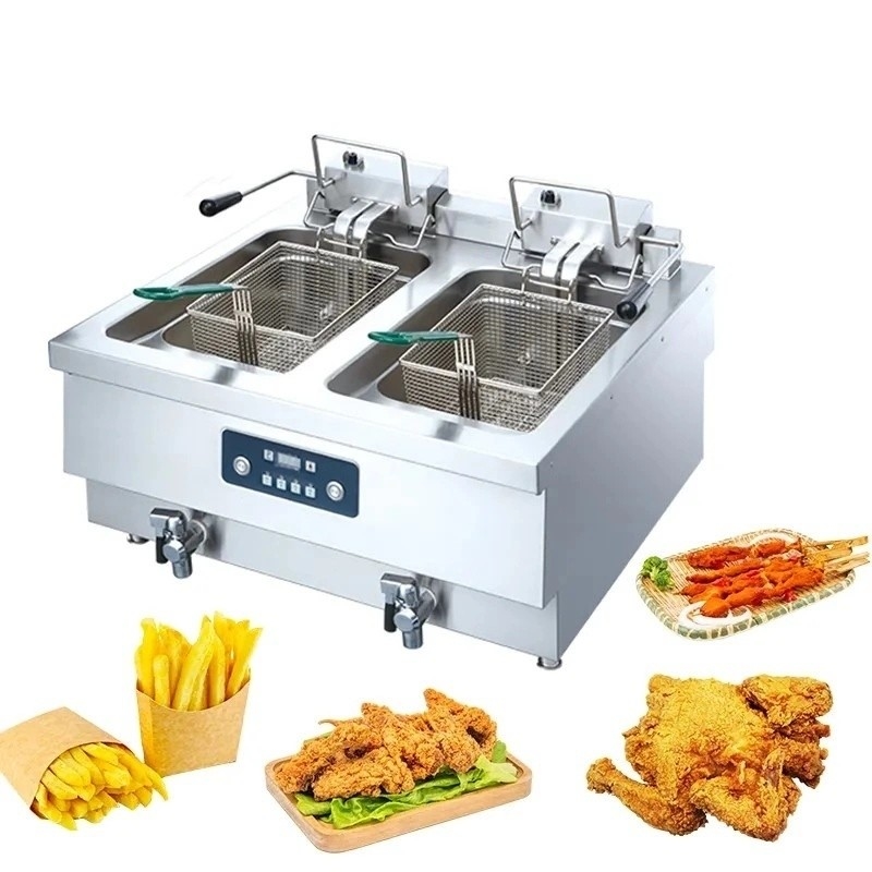 Grill y máquina de freír de las cadenas de comida rápida tamaño 52.00cm * 30.50cm * 29.50cm