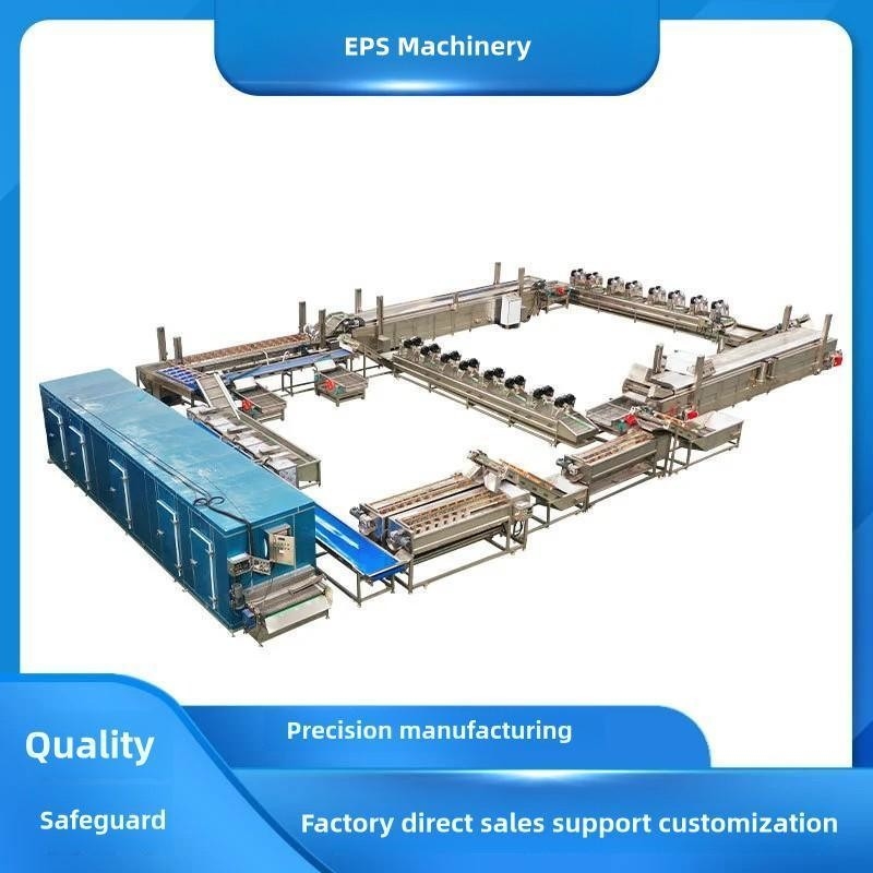 Procesamiento térmico de las papas fritas industriales máquina de freír para la producción automática a granel