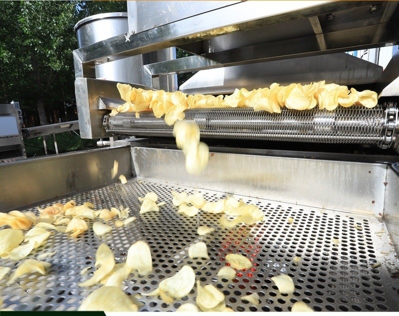 Procesamiento térmico Máquina eléctrica de papas fritas de alta capacidad para producción personalizada