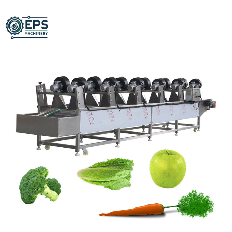 Lavadora de burbujas de aire para frutas y verduras de alta presión con voltaje 110V-380V