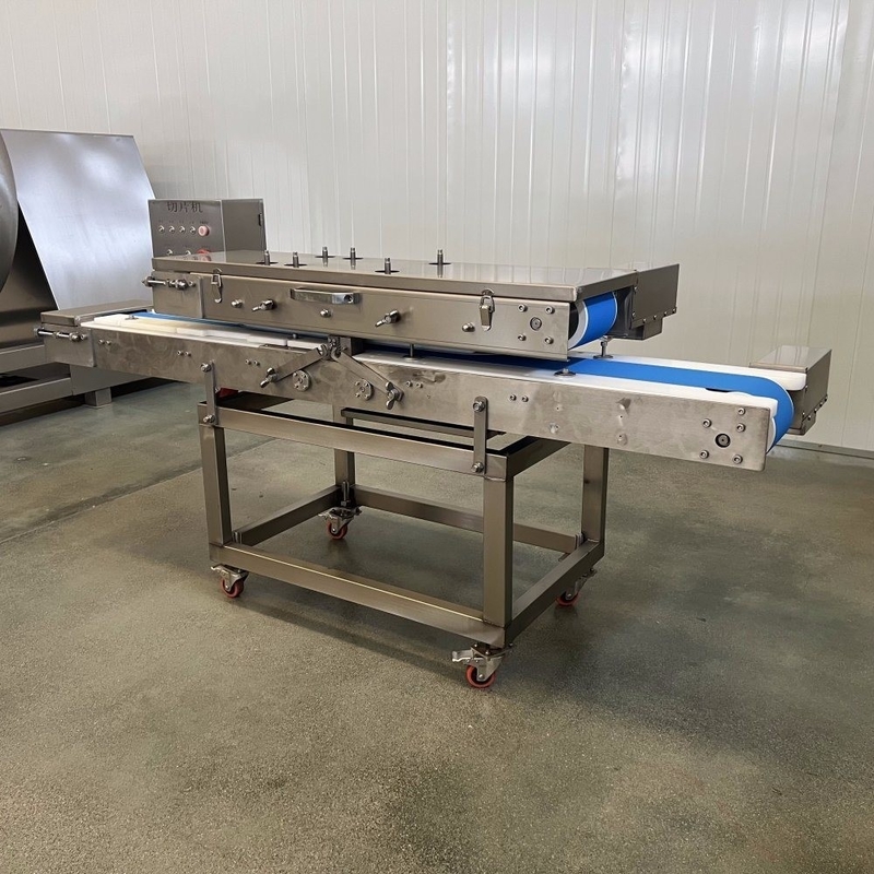 Máquina para cortar carne de procesamiento térmico para carne de cordero y carne de res congelada Capacidad 500 kg