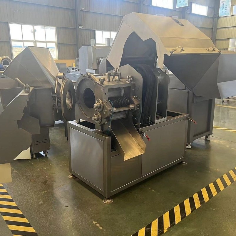 Corte en tiras Procesamiento térmico Cortador de carne congelada para alimentos congelados y procesamiento