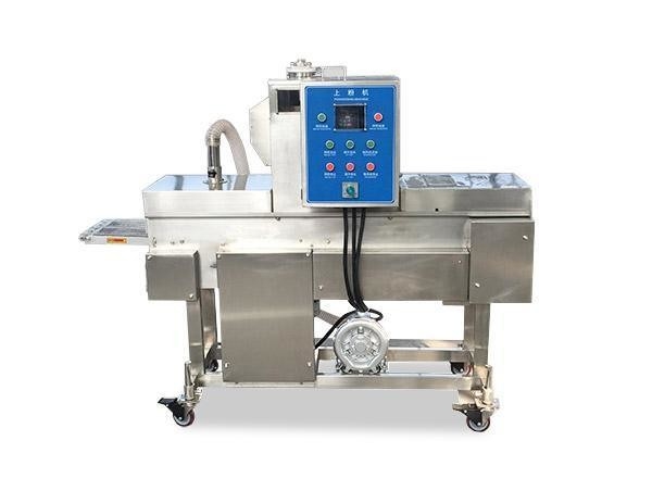 Máquina de recubrimiento de harina de grado automático de 380V de tensión para alimentos de carne