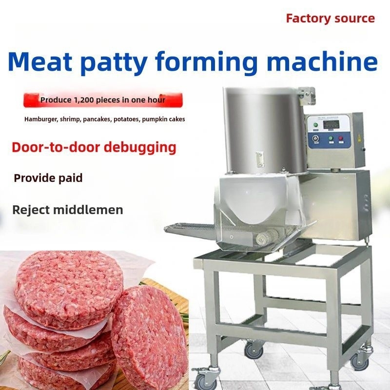 380V Grinder de Carne Hamburguesa Patty Maker Pie de pollo máquina para la producción rápida y