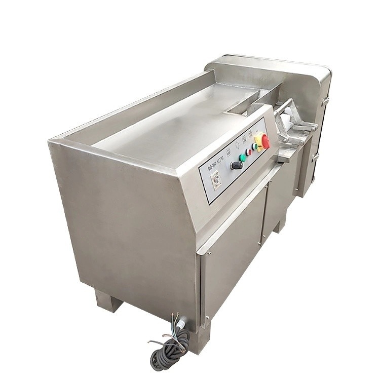 Máquina de corte de carne de acero inoxidable de procesamiento térmico para queso de pollo y carne de cerdo