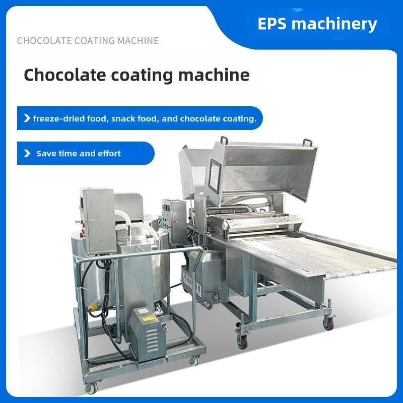 Equipo de recubrimiento automático de chocolate para productos de confitería